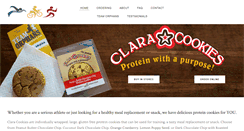 Desktop Screenshot of claracookies.com